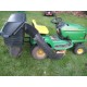 john deere LT155 lawn tractor with bagging system 15hp kohler cv15s riding mower